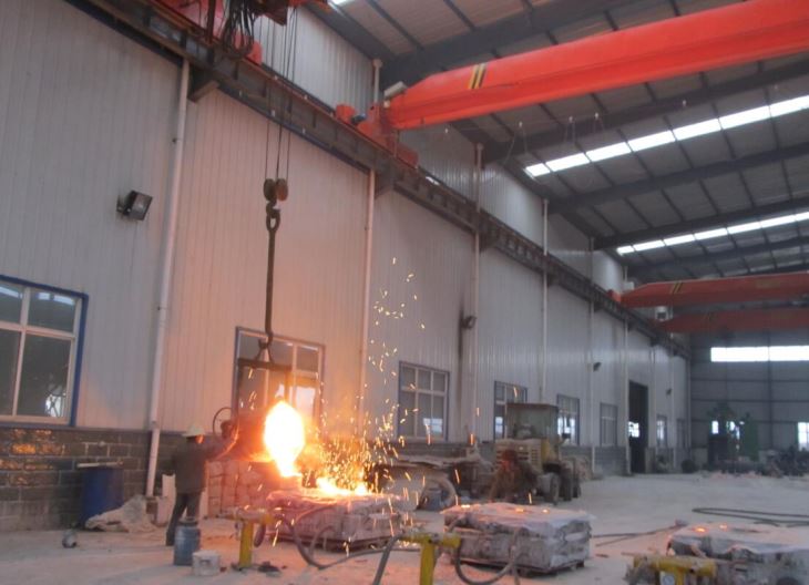 Casting Single Girder Overhead Cast Crane