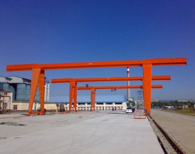 MH Light Duty Mobile Single Girder Gantry Crane 10 Ton